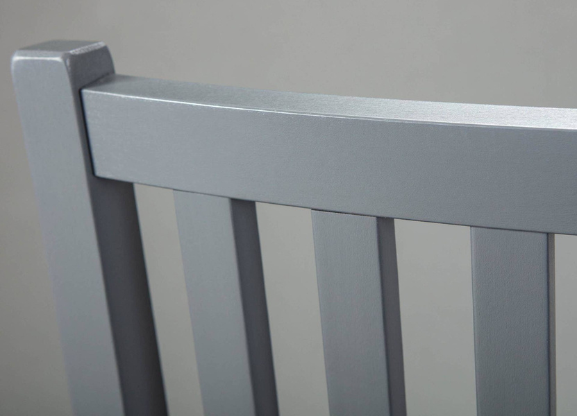 Krzesło do jadalni LUZERNA drewniane szare