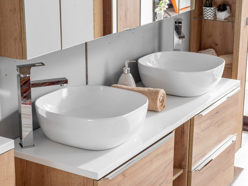 Szafka niska z koszem Capri dąb 811