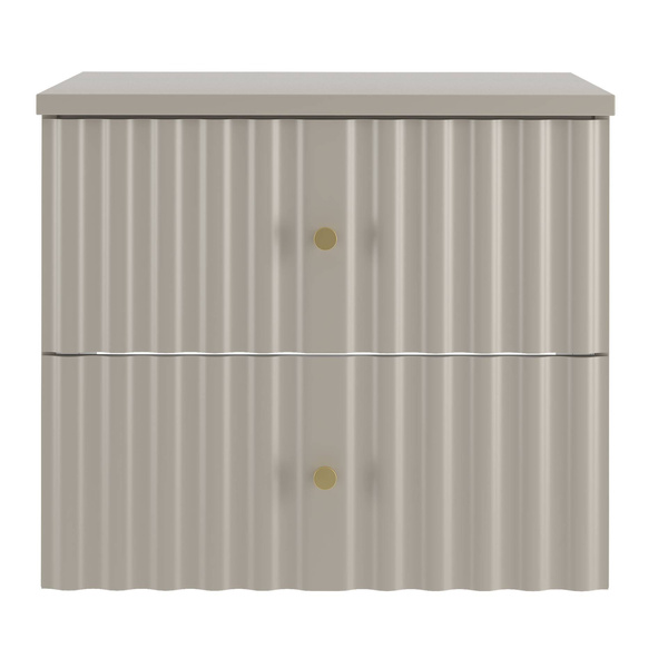 AQUA-02 - Szafka pod Umywalkę z Blatem 2S 60cm Kaszmir Zestaw-1