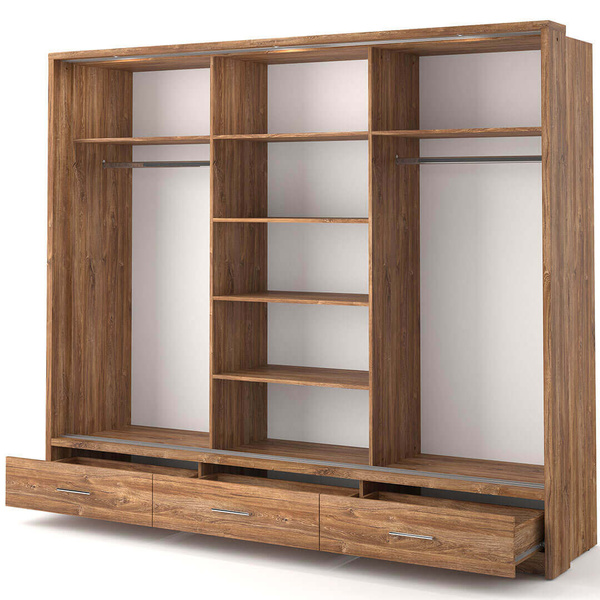 ARTI AR-01 - Szafa 3D3S Z Oświetleniem Dąb Stirling