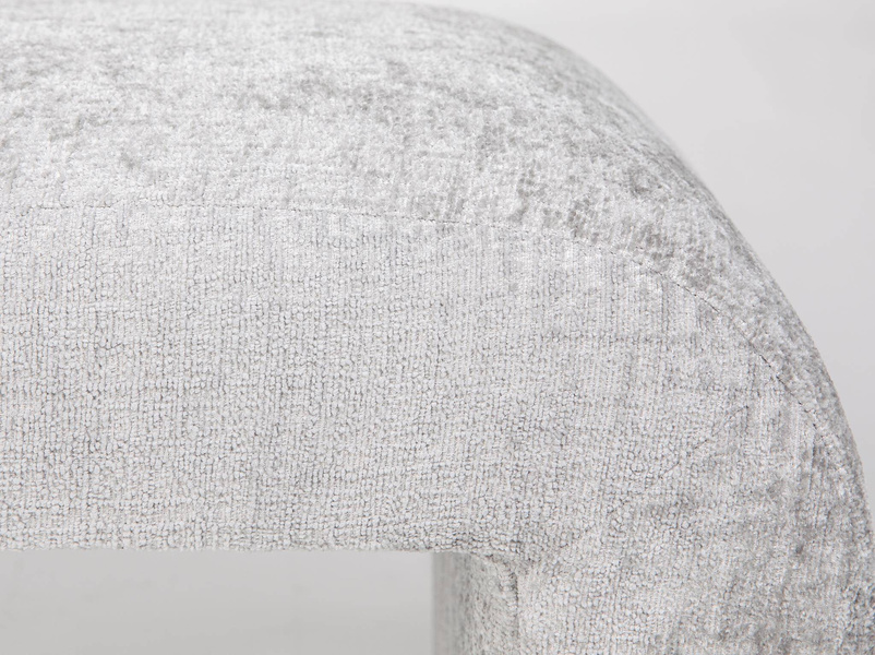 Leith LET70G Ławka tapicerowana srebrno-szara_01