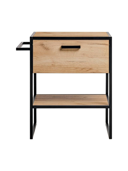 BROOKLYN 825 Szafka pod umywalkę z wieszakiem na ręcznik 1S - 60 cm