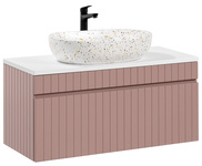 Szafka 100 cm ICONIC ROSE z Umywalką LILI MW 21
