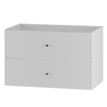 MARCO-01 Szafka Pod Umywalkę 2S 80 cm Biały Mat