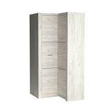 INDIANAPOLIS-14 - Szafa Narożna 2-drzwiowa Kraft Biały