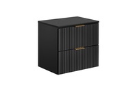 Szafka 60 cm ADEL BLACK z blatem 