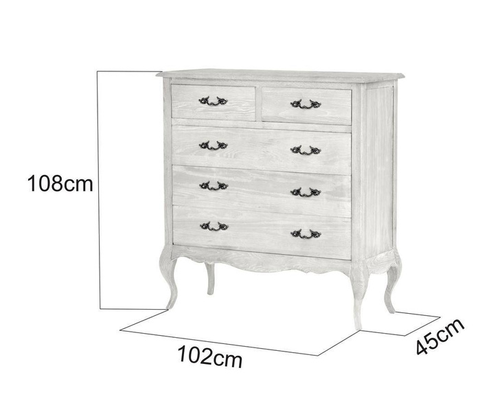 Venezia Oak VEO874 Komoda z drewna dębowego