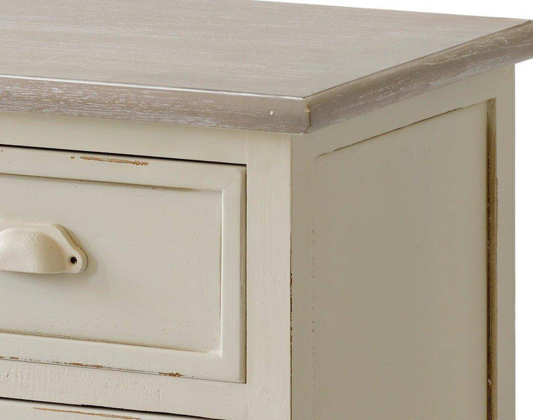 Pesaro 07 Komoda 3S/2S prowansalska kremowa drewno/mdf