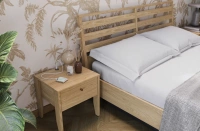 COZY CZ-05 - Stolik Nocny 1 Szuflada Porty USB Dąb Olejowany