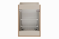 Zestaw Szafka pod Umywalkę z Blatem 100cm i Szafka z Koszem Adel Cashmere