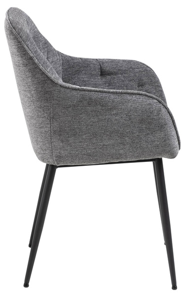 Actona Krzesło Z Podłokietnikiem Brooke Szare