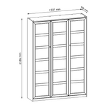 Rel PT140 - Półkotapczan 140 cm Biały Platynowy Mat