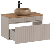 Szafka 80 cm ICONIC CASHMERE z umywalką  WIKI MC