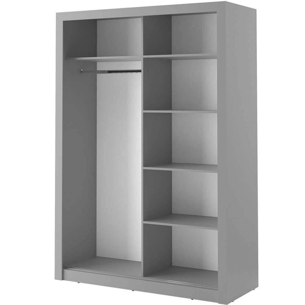 ARTI AR-04 - Szafa Przesuwna 2-drzwiowa 150 cm Szara