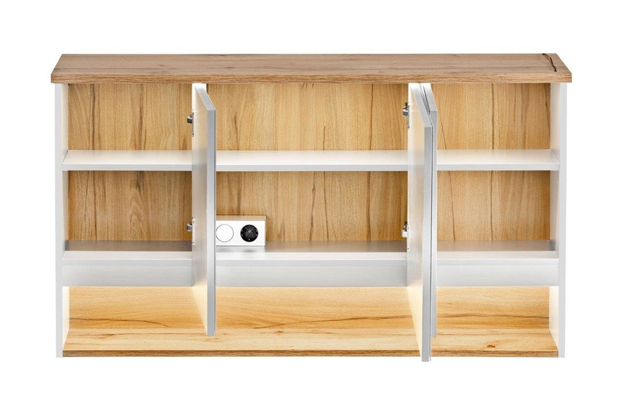 Szafka z lustrem 120 cm Bahama White