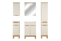 Zestaw Mebli Łazienkowych 60 cm z Umywalką Meblową Bali Cashmere