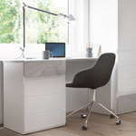 Flexi FLXB01 - Biurko 1D1S Białe/Szare