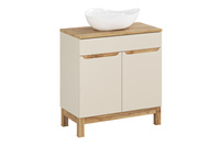 Zestaw Szafka z Umywalką i Blatem 80 cm Bali Cashmere