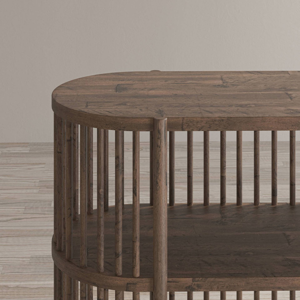 Jasnobrązowa komoda drewniana Avola AV2185-54