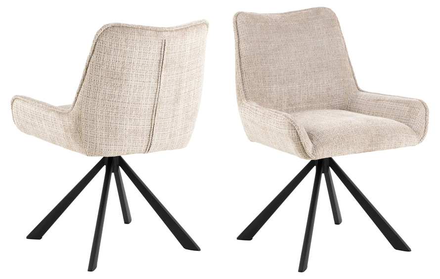 Actona Krzesło Do Jadalni Eddie Beżowy