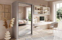 ARTI AR-19 - Szafa Przesuwna 2-drzwiowa 120 cm Szara