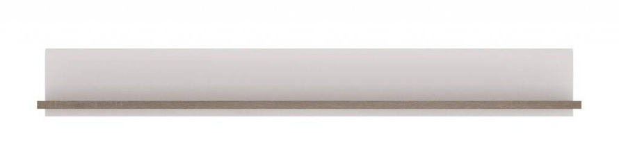 Linate TYP 60 - Półka Wisząca Biała/Dąb Truflowy