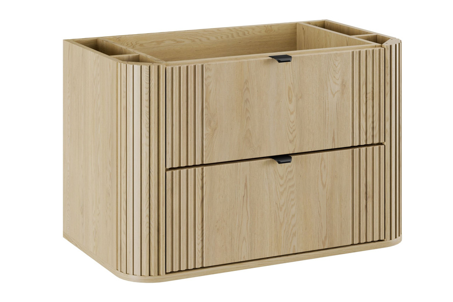 Zestaw Szafka Pod Umywalkę z Blatem 80 cm Ovalia Cremona