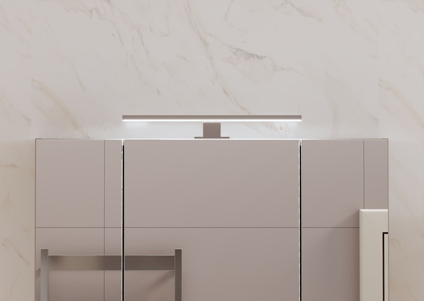 ALA - Lampa LED Nad Szafkę 40 cm Chrom 230V IP44