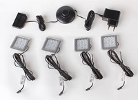 Oświetlenie LED Square 4 Pkt Białe Ciepłe