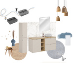 Bella Cashmere Szafka 140 cm z Blatem i Umywalką Trust