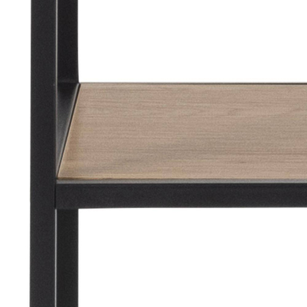 Actona Regał Na Książki Seaford Czarny Mat Dąb