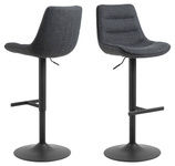 Actona Hoker Obrotowy Adisa Ciemny Szary Czarny