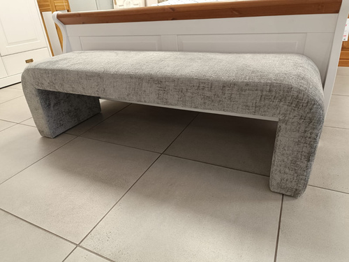 Leith LET70G Ławka tapicerowana srebrno-szara_01