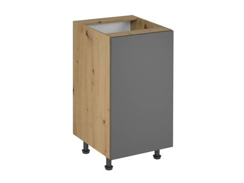 Szafka Kuchenna Dolna 1-drzwiowa Langen Grey D45 P/L
