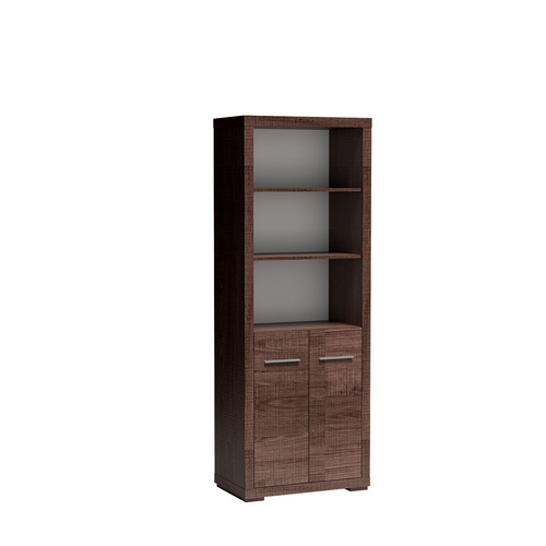 VEGAS-34 - Regał 2-drzwiowy Santana Ciemna