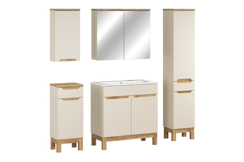 Zestaw Mebli Łazienkowych 80 cm z Umywalką Meblową Bali Cashmere