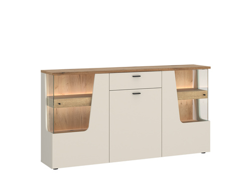 Cut Out CTUK01 - Komoda 3D1S Cashmere Dąb Coast Evoke