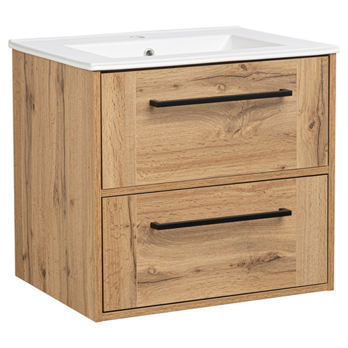 Astor Zestaw Vivien 60 cm Szafka z Umywalką Dąb Wotan