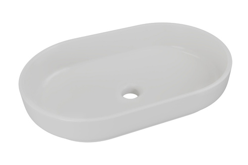 Umywalka Nablatowa Ceramiczna RIVER 2 GREY MATT UN 55 (E-6594) Jasny Beton Mat