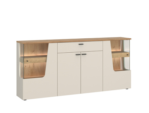 Cut Out CTUK02 - Komoda 4D1S Cashmere Dąb Coast Evoke