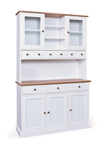 Kredens WESTERLAND 13 drewniany biały