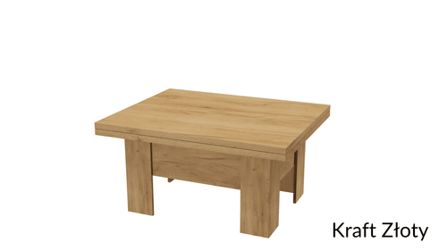 ERYK - Ławostół Ława Rozkładana Stolik Kawowy Kraft Złoty