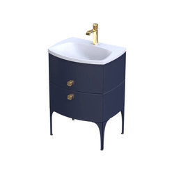 Oristo Szafka pod umywalkę 62 cm 2S LOUIS granatowa mat