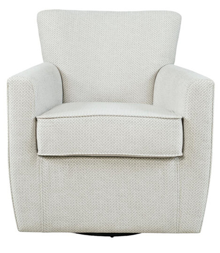 Leith LET72G Fotel obrotowy tapicerowany jasnoszary