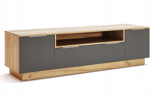 Luna LN-180-LV - Komoda Duża 2D2S Dąb Craft Lava Mat