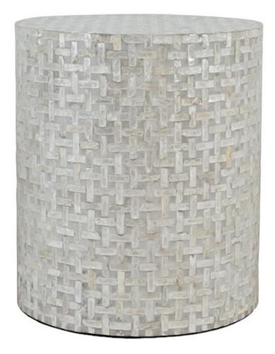 AV1730-28GB Stolik okrągły Avola Grey Basket Weave