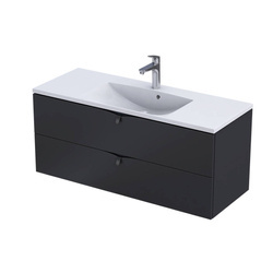 Oristo Szafka pod umywalkę 120 cm SIENA czarny mat