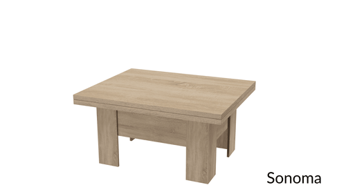 ERYK - Ławostół Ława Rozkładana Stolik Kawowy Dąb Sonoma