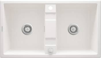 Zlewozmywak granitowy 2-komorowy Eridan