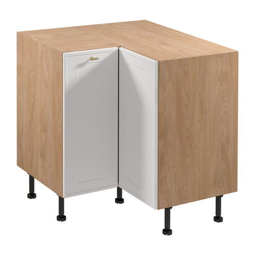 Szafka Kuchenna Dolna 2D Narożna Sorento D90N Puccini Biały Mat Ramka